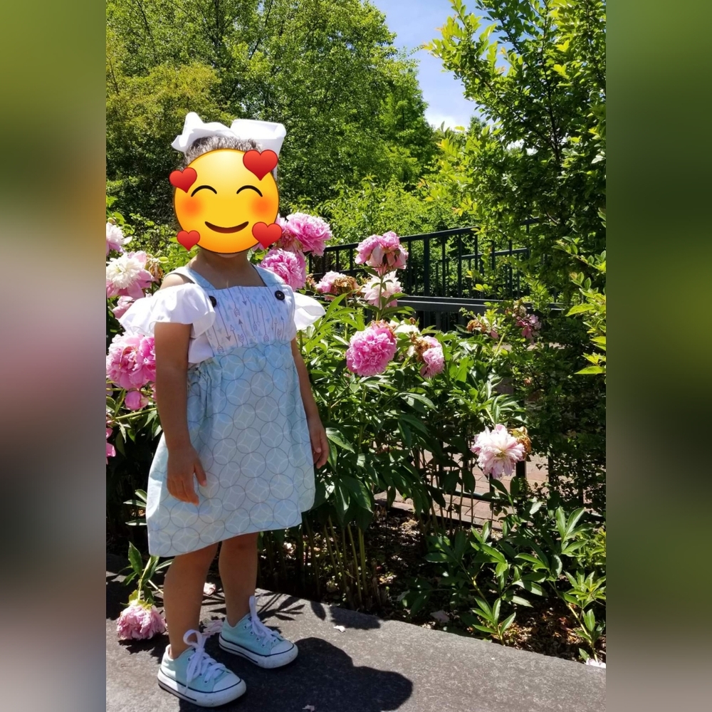Beautiful Handmade Pinafore Toddler Dress